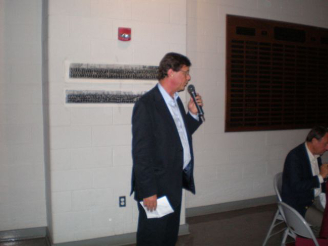 Jon Agutter representing the Association