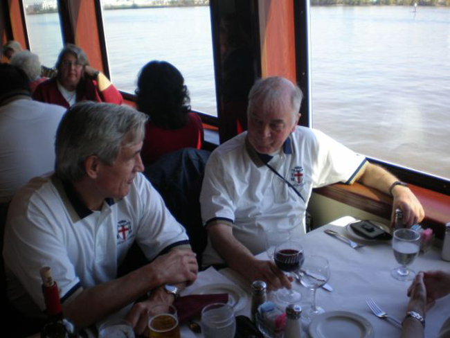 Paul  Crotty going to confession on board
