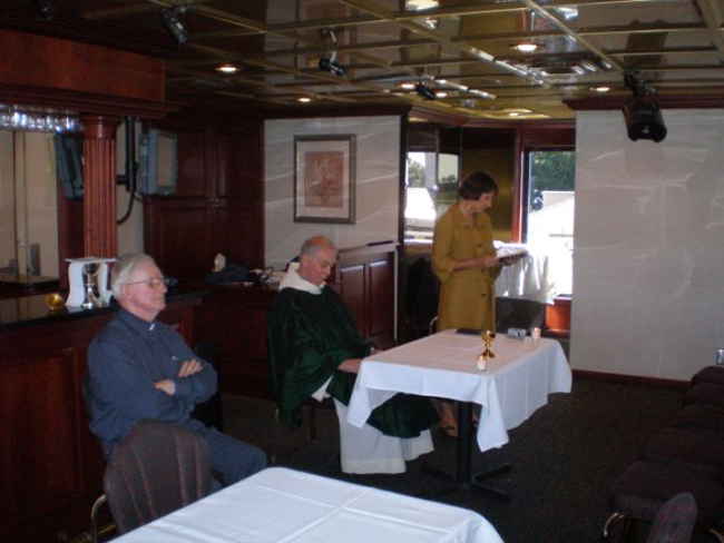 Ros Darling giving first reading