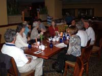 At Breakfast Steve Reevy Dawn Reevy Hester Pierce Melissa Neimann Jon Agutter Bob Pierce Phil Taylor val Taylor
