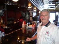 Phil Taylor ordering his third breakfast